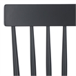 Safavieh Aziel Wood Spindle Dining Chairs in Black
