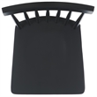 Safavieh Aziel Wood Spindle Dining Chairs in Black