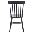 Safavieh Aziel Wood Spindle Dining Chairs in Black