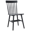 Safavieh Aziel Wood Spindle Dining Chairs in Black