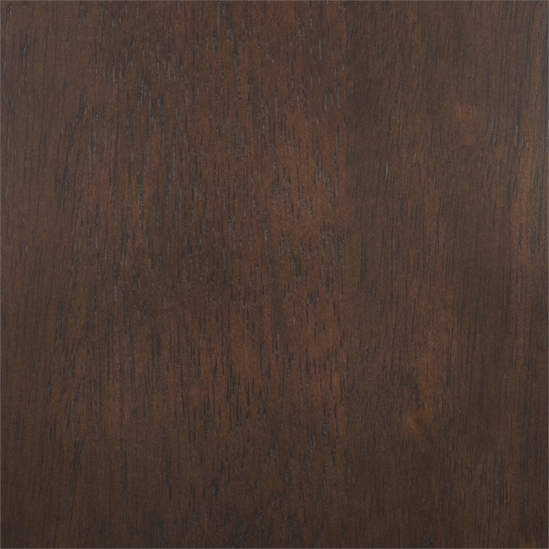 Safavieh Aziel Wood Spindle Dining Chairs in Dark Walnut