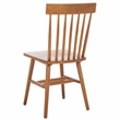 Safavieh Aziel Wood Spindle Dining Chairs in Brown