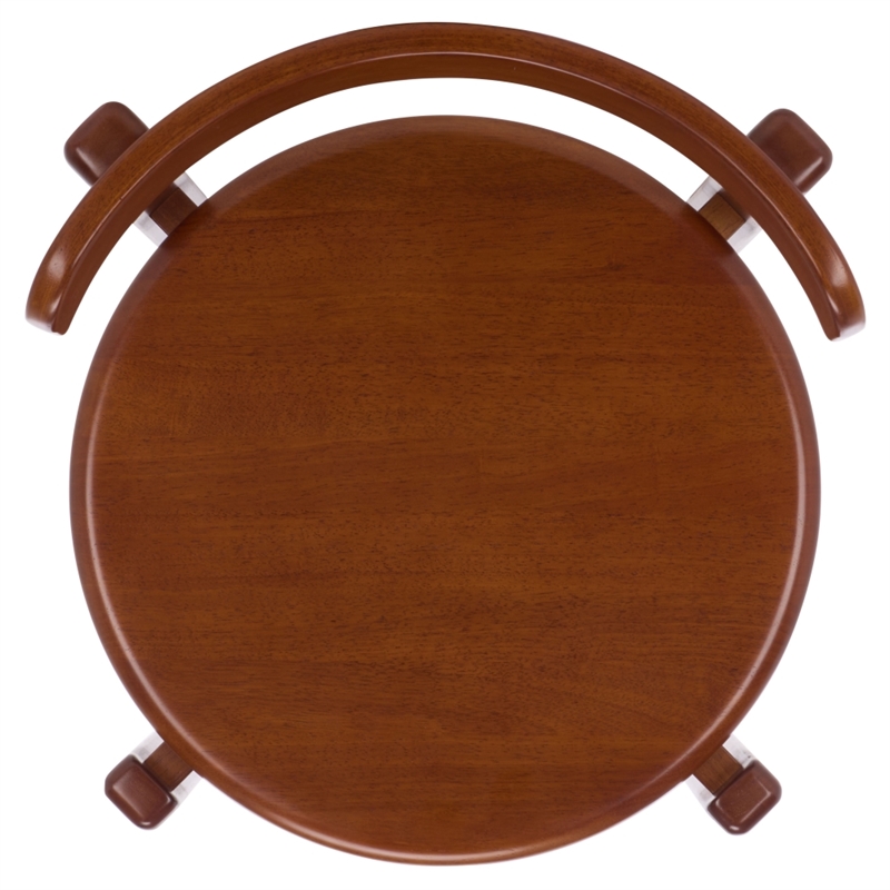 Safavieh Calixto Wood Dining Chair in Walnut