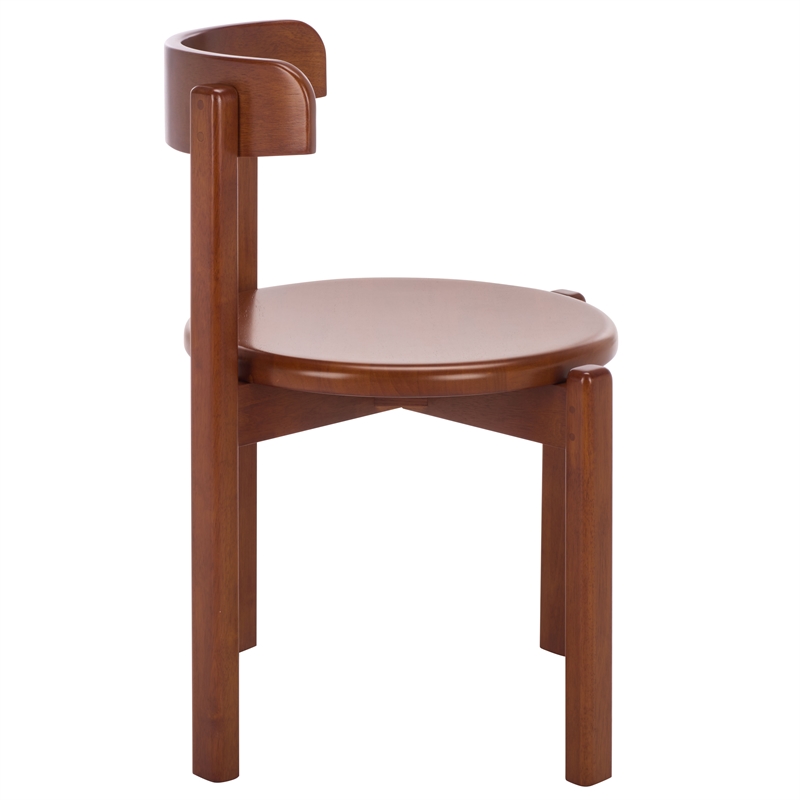 Safavieh Calixto Wood Dining Chair in Walnut