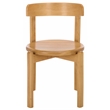 Safavieh Calixto Wood Dining Chair in Light Brown