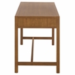 Safavieh Esther 2 Drawer Wood and Metal Desk in Walnut