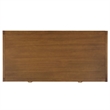 Safavieh Esther 2 Drawer Wood and Metal Desk in Walnut