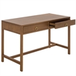 Safavieh Esther 2 Drawer Wood and Metal Desk in Walnut