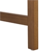 Safavieh Esther 2 Drawer Wood and Metal Desk in Walnut
