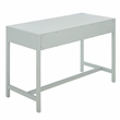 Safavieh Esther 2 Drawer Wood and Metal Desk in Light Blue