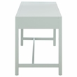 Safavieh Esther 2 Drawer Wood and Metal Desk in Light Blue