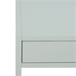 Safavieh Esther 2 Drawer Wood and Metal Desk in Light Blue