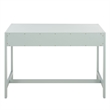 Safavieh Esther 2 Drawer Wood and Metal Desk in Light Blue
