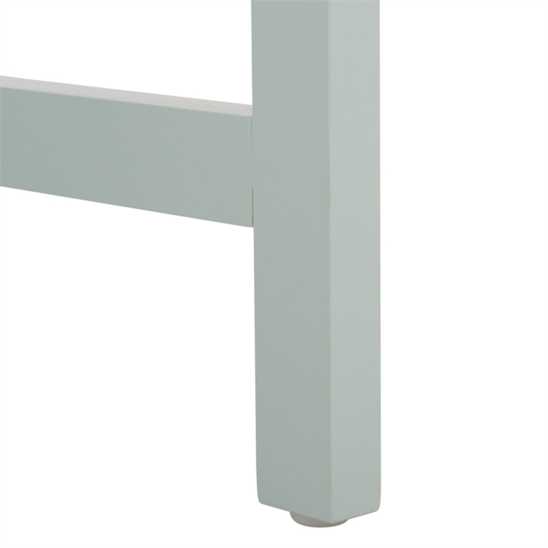 Safavieh Esther 2 Drawer Wood and Metal Desk in Light Blue