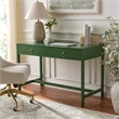 Safavieh Esther 2 Drawer Wood and Metal Desk in Green