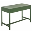 Safavieh Esther 2 Drawer Wood and Metal Desk in Green