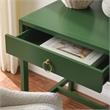 Safavieh Esther 2 Drawer Wood and Metal Desk in Green