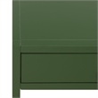 Safavieh Esther 2 Drawer Wood and Metal Desk in Green