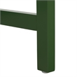 Safavieh Esther 2 Drawer Wood and Metal Desk in Green