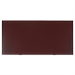 Safavieh Esther 2 Drawer Wood and Metal Desk  in Burgundy