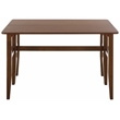 Safavieh Clive Folding Wood Dining Table in Walnut