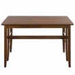 Safavieh Clive Folding Wood Dining Table in Walnut