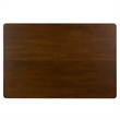 Safavieh Clive Folding Wood Dining Table in Walnut