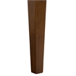 Safavieh Clive Folding Wood Dining Table in Walnut