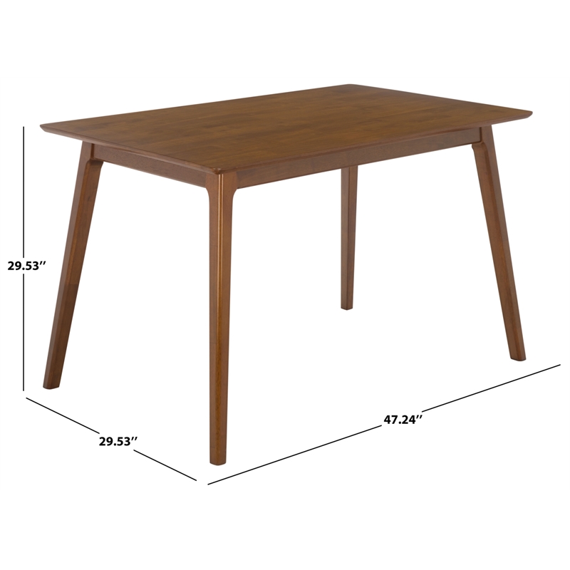 Safavieh Teru Wood Dining Table in Brown