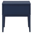 Safavieh Fidia 1 Drawer Wood Nightstand in Navy