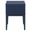 Safavieh Fidia 1 Drawer Wood Nightstand in Navy