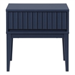 Safavieh Fidia 1 Drawer Wood Nightstand in Navy