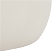 Safavieh Siara Round Wood and Fabric Storage Ottoman  in Cream