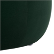 Safavieh Siara Round  Wood and Fabric Storage Ottoman in Green