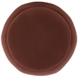 Safavieh Siara Round Wood and Fabric Storage Ottoman  in Rust