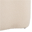 Safavieh Emmie Square Wood and Fabric Storage Ottoman  in Cream