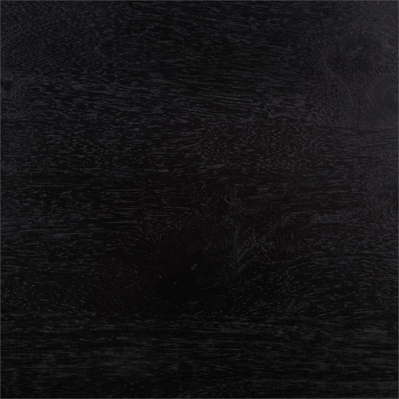 Safavieh Halcyon Travertine and Wood  Nightstand  in Black