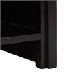 Safavieh Halcyon Travertine and Wood  Nightstand  in Black