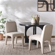 Safavieh Maricelle Boucle Wood and Fabric Dining Chair  in Tan