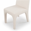 Safavieh Maricelle Boucle Wood and Fabric Dining Chair  in Tan