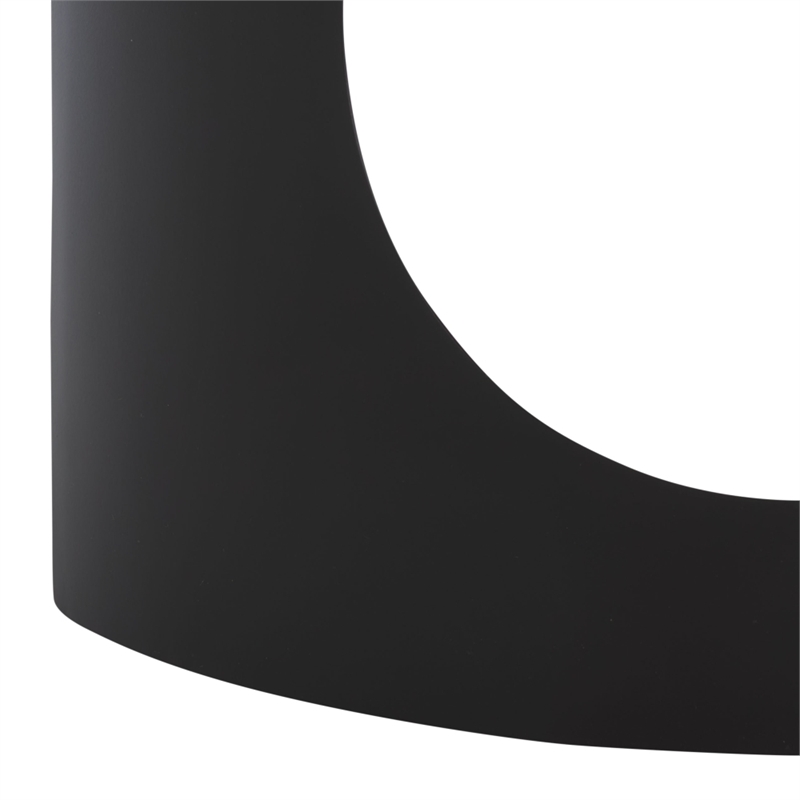 Safavieh Tomlinson Resin Top and Wood Accent Table in Black / White