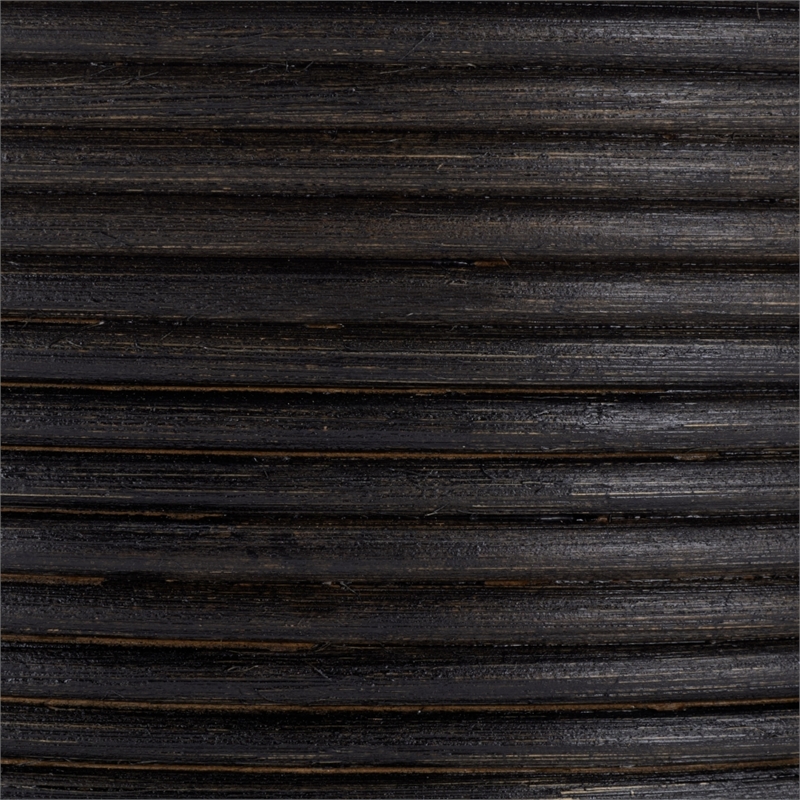 Safavieh Renley Set Of 3 Rattan Baskets in Black / Natural