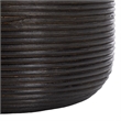Safavieh Renley Set Of 3 Rattan Baskets in Black / Natural