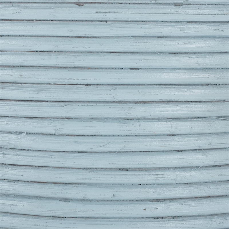 Safavieh Grenley Set Of 3 Rattan Baskets in Light Blue / Natural