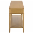 Safavieh Manelin Wood and Metal Console  in Natural