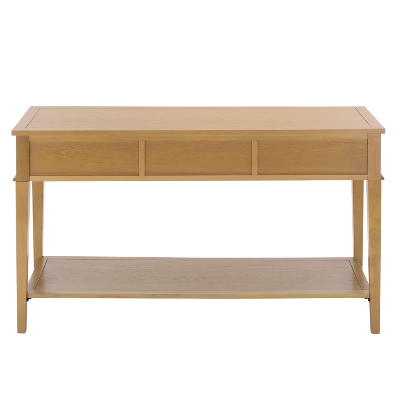 Safavieh Manelin Wood and Metal Console  in Natural