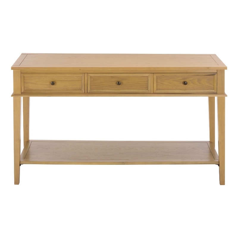 Safavieh Manelin Wood and Metal Console  in Natural