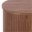 Safavieh Erdwing Wood Bar Cabinet in Walnut / Black