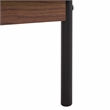 Safavieh Erdwing Wood Bar Cabinet in Walnut / Black