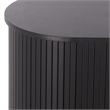 Safavieh Erdwing Wood Bar Cabinet in Black / Black